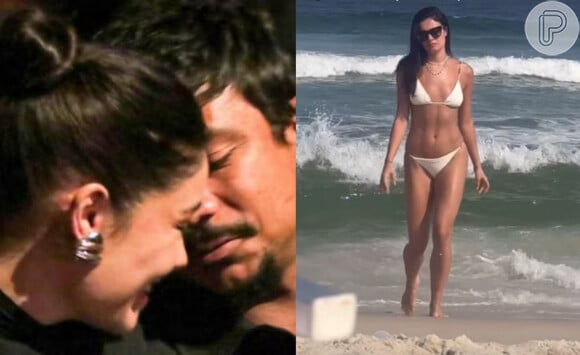 Xamã filma Sophie Charlotte deixando o mar e rende elogios