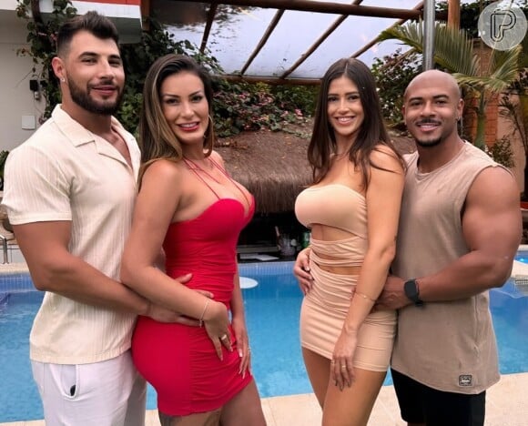 Andressa Urach gravou com Graziela Lima, conhecida como 'a casada mais safada da internet'