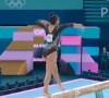 Finalista na Olimpíada de Paris-2024, Julia Soares disputa o ouro na trave, aparelho onde criou movimento com o seu sobrenome