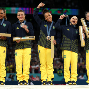 Ginástica brasileira nas Olimpíadas Paris 2024: mesmo com diversos pódios em modalidades individuais, essa foi a primeira medalha olímpica na final por equipes