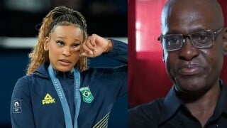 'Distância é dolorida': pai de Rebeca Andrade, ginasta de ouro em Paris 2024, já revelou relação 'muito difícil' na TV