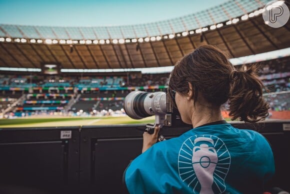 Daniela Porcell tem experiência de fotos em futebol feminino