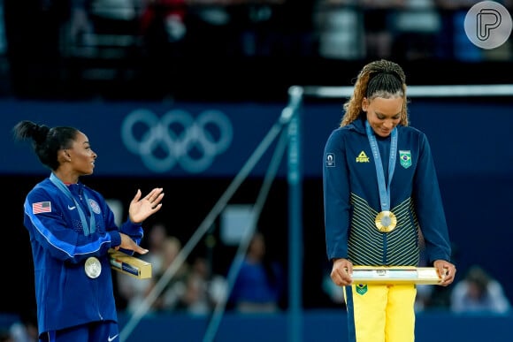 'No momento que fiz, soube que era A foto. Ainda me lembro claramente do momento', conta Daniela Porcelli sobre fotos de Rebeca Andrade e Simone Biles