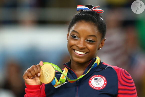 Nas Olimpíadas do Rio, em 2016, Simone Biles venceu 4 medalhas de ouro e uma de bronze