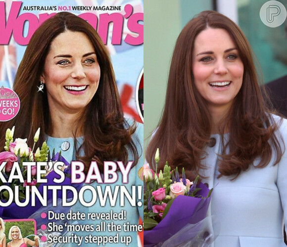 Kate Middleton é vítima de Photoshop exagerado em revista australiana, nesta segunda-feira, 26 de janeiro de 2015