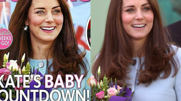 Kate Middleton é vítima de Photoshop exagerado em revista australiana. Compare!