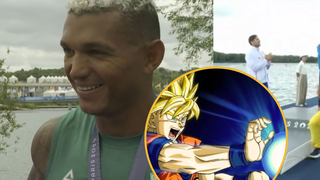'Dragon Ball' em Paris 2024! Isaquias Queiroz festeja medalha nas Olimpíadas com 'ataque' da animação a pedido do filho