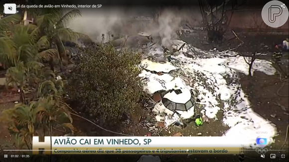 Avião é da companhia Voepass e saiu de Cascavel, no Paraná, com destino a Guarulhos, SP