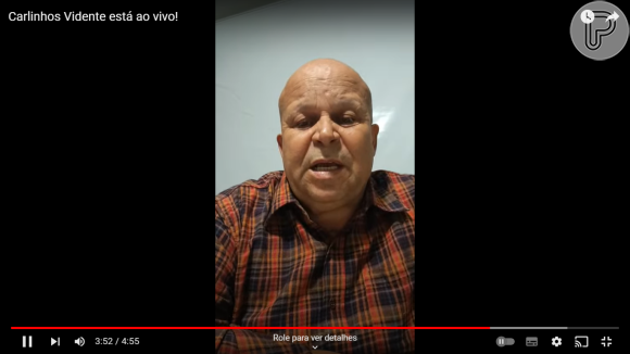 Carlinhos Vidente usou as redes sociais para falar do trágico acidente em Vinhedo, que ocasionou a morte de 62 pessoas.