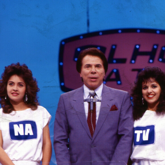 Morte de Silvio Santos: foto rara traz apresentador no 'Olho na TV', em 1988