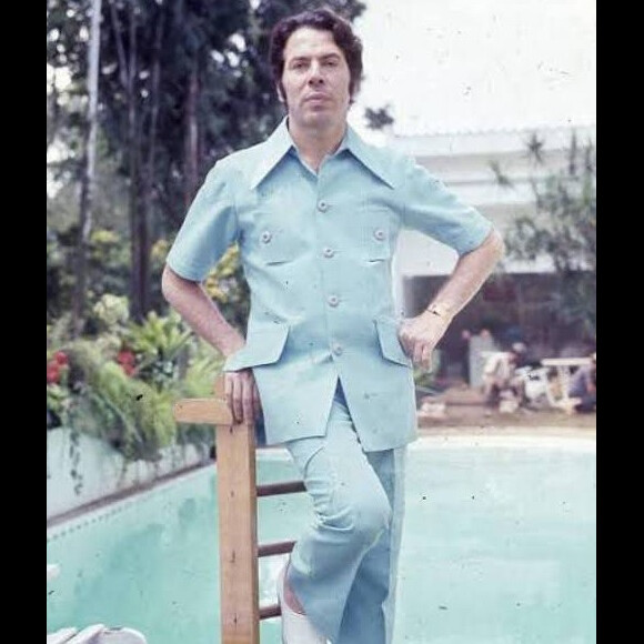 Foto rara traz Silvio Santos em momento fora da TV