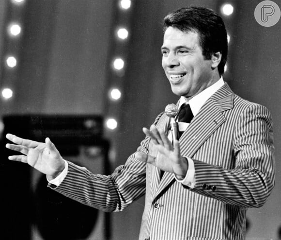 Silvio Santos em foto do seu programa em 1977