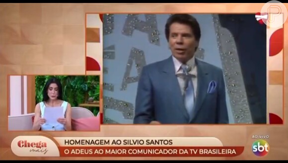 Michelle Barros leu a carta de Daniela Beyruti ao vivo no 'Chega Mais'