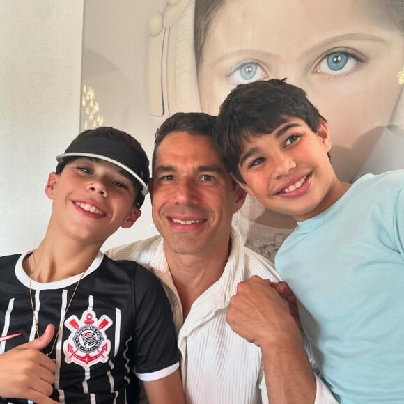 Marcus Buaiz é pai de José Marcus, 12, e João Francisco, 10, da relação com Wanessa Camargo