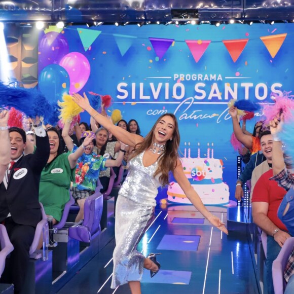 Patricia Abravanel comanda o 'Programa Silvio Santos'