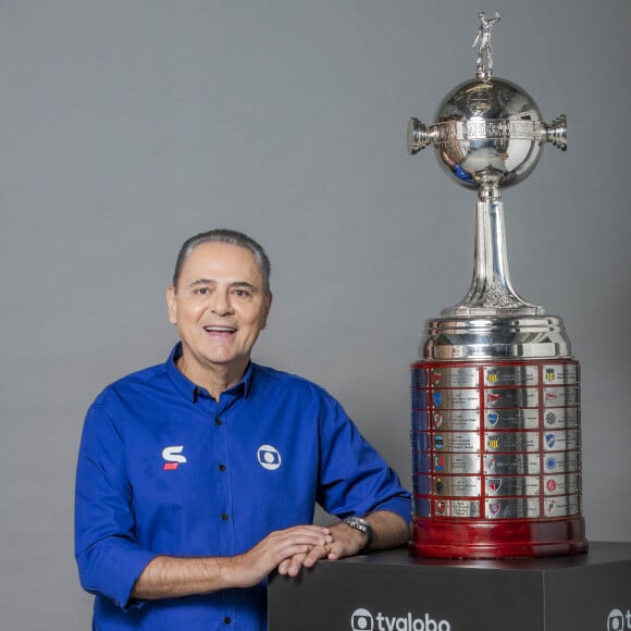 Luis Roberto está à frente da equipe da Globo na Copa do Brasil 2024