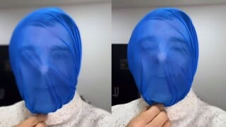 'Antes quase morria': Celso Portiolli 'fica azul' com técnica inusitada para evitar problema comum com roupas no 'Domingo Legal'