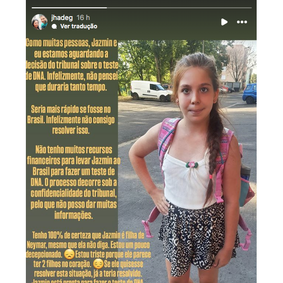 Leia o pronunciamento feito nos stories do Instagram de Gabriella Gaspar