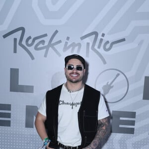 Lucas Souza chegou cheio de estilo no Rock in Rio