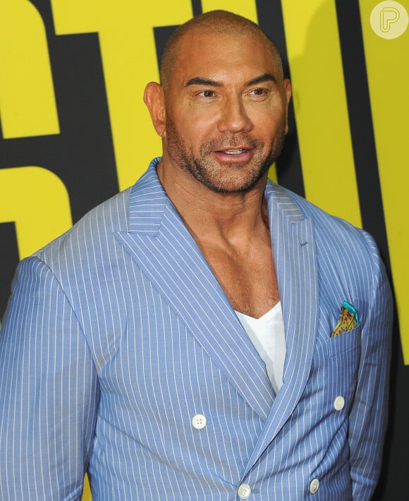 Dave Bautista sempre foi conhecido pelo seu porte físico super forte e definido nos filmes