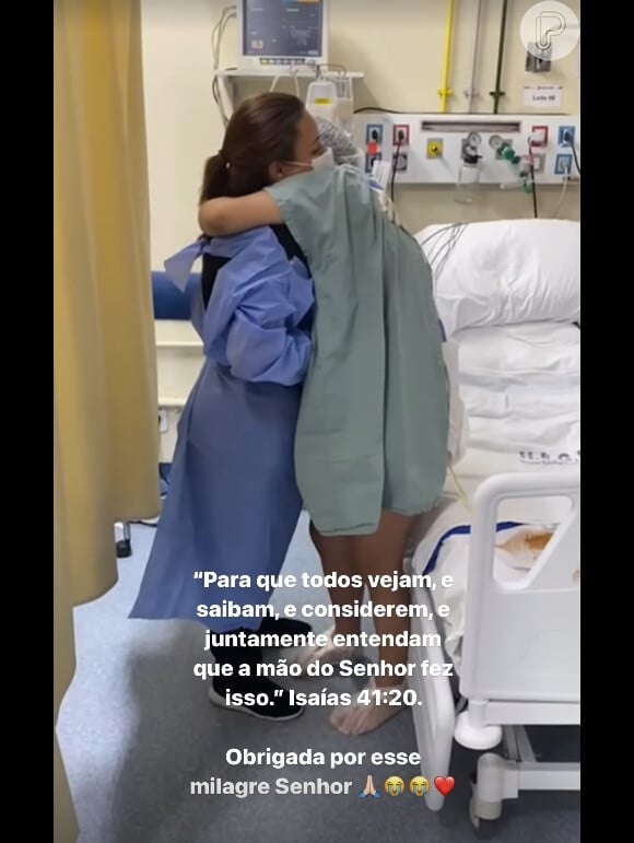 Sobrinha de Kamila Simioni deu primeiros passos após cirurgia por levar tiro de fuzil na barriga