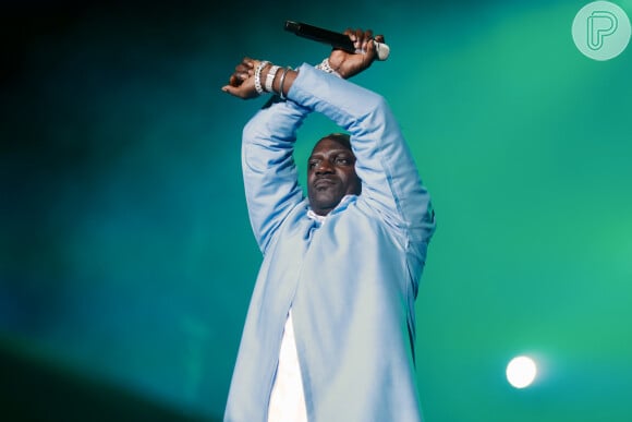 Akon acreditou estar em São Paulo na hora de saudar o público do Rock in Rio