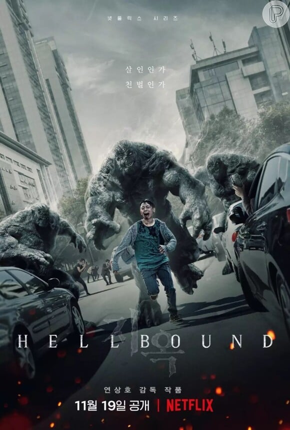 Já no final do mês, a segunda temporada de 'Hellbound' estreia na Netflix no dia 25 de outubro




