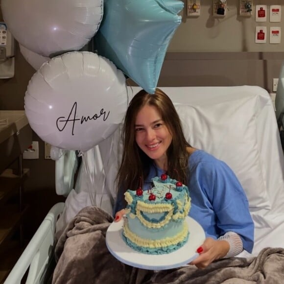 Vera Viel comemorou seu aniversário de 49 anos no hospital