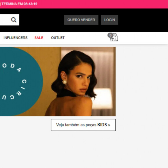 Várias peças de roupa estão disponívels no closet circular de Bruna Marquezine. Para conferir, acesse https://troc.com.br/lojinha/bruna-marquezine