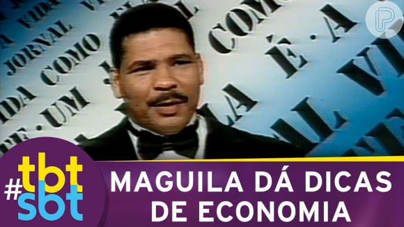 Maguila foi comentarista do programa 'Aqui Agora', do SBT, na década de 1990