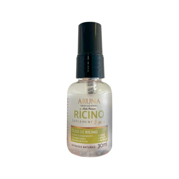 Óleo de Rícino 30ml, ARUNA COSMÉTICOS