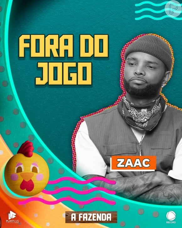 Zaac também desistiu de continuar participando de 'A Fazenda 16'