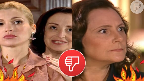 Na novela 'Alma Gêmea', após serem expulsas da casa de Rafael, Débora e Cristina pedem abrigo à Agnes, mas não vai permitir que a dupla more com ela.