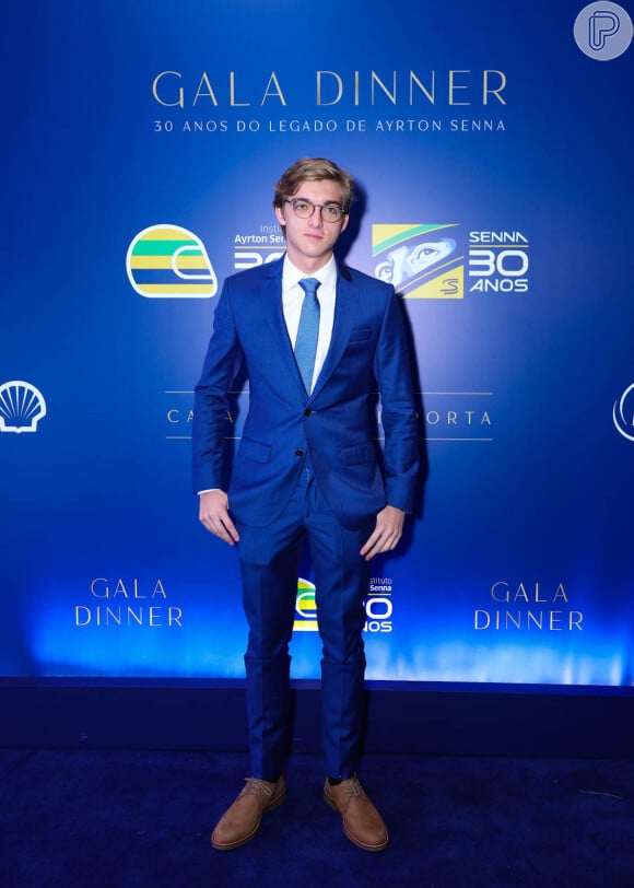 Joaquim Huck marcou presença no jantar de gala em homenagem aos 30 anos do legado de Senna