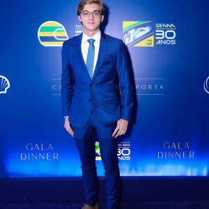 Joaquim Huck em evento de gala em homenagem à Ayrton Senna