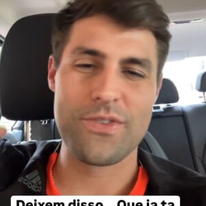 Na web, o influenciador Rezende ainda comentou: para que as pessoas parassem de 'ficar criando uma história, causar intriga.'