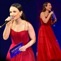 Uma verdadeira princesa! Larissa Manoela aposta em look de conto de fadas para primeiro evento da Disney no Brasil; fotos