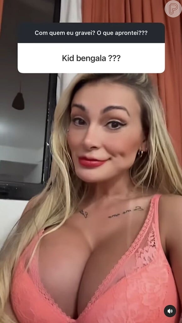 'Quero dar meu furico para Kid Bengala', avisou Andressa Urach