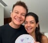 Thais Fersoza e Michel Teló renovaram os votos pelos 10 anos de casamento recentemente