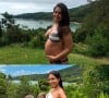 Foto de Thais Fersoza era apenas um 'antes e depois', mostrando que ela estava no mesmo lugar há 8 anos, durante sua primeira gestação