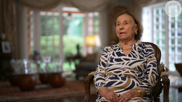 Mãe de Gugu, Maria do Céu, hoje com 95 anos, também concedeu entrevista ao documentário 'Gugu, Simples Assim'