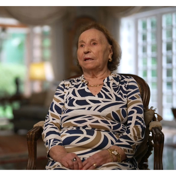 Mãe de Gugu, Maria do Céu, hoje com 95 anos, também concedeu entrevista ao documentário 'Gugu, Simples Assim'