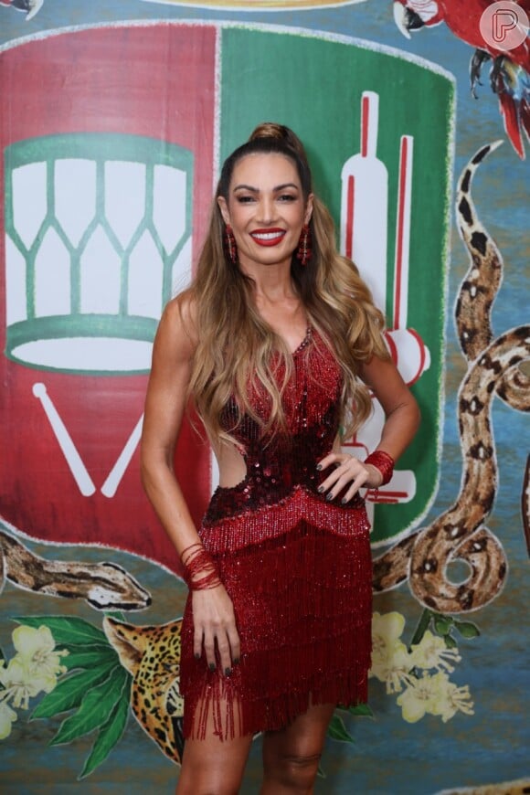 Patrícia Poeta Faith se apresentou como Musa do Grande Rio para o Carnaval de 2025 