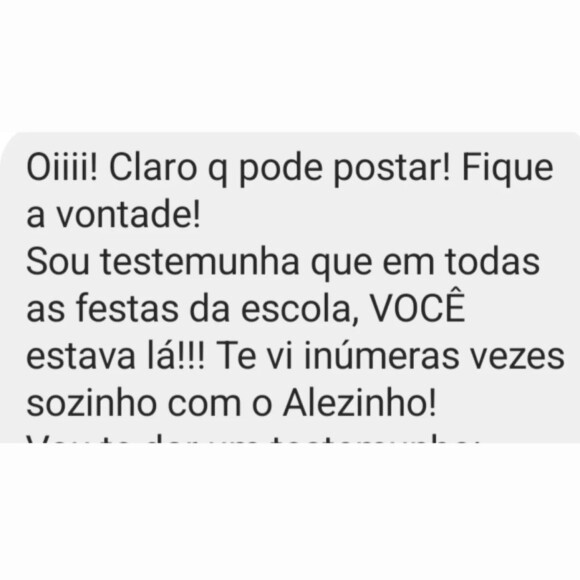 Alexandre Correa afirmou ter ficado muito emocionado ao receber o apoio dessa mãe