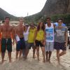 Elenco da novela 'Babilônia' grava em praia do Rio de Janeiro