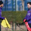 Lionel Messi treinou com Neymar e, depois, o parabenizou no Facebook