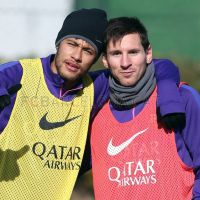 Neymar não ganha folga no seu aniversário e treina no Barcelona com Messi