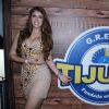 A ex-BBB Amanda Gontijo foi apresentada como musa da Unidos da Tijuca