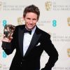 Eddie Redmayne, de 'A teoria de tudo', recebe prêmio de melhor ator na noite de cerimônia do Bafta, que aconteceu neste domingo, 8 de fevereiro, em Londres