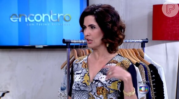 Fátima Bernardes cortou os cabelos e já usa look ondulado no programa 'Encontro'